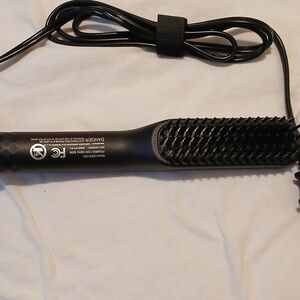 Black Hair Straightening Brush
